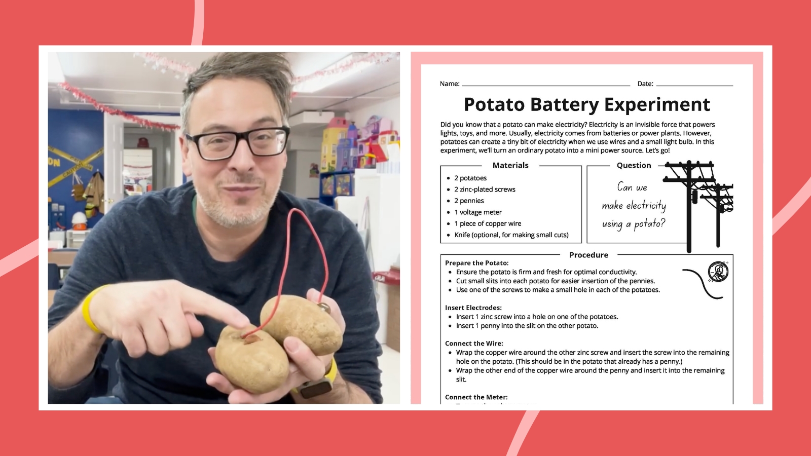 potato battery feature