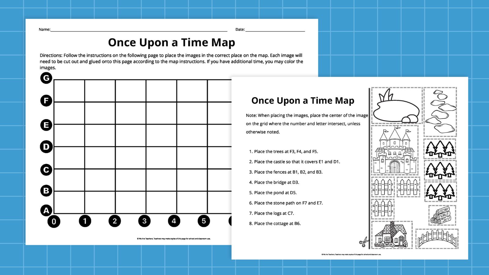 Once Upon a Time Map Once Upon a Time Map