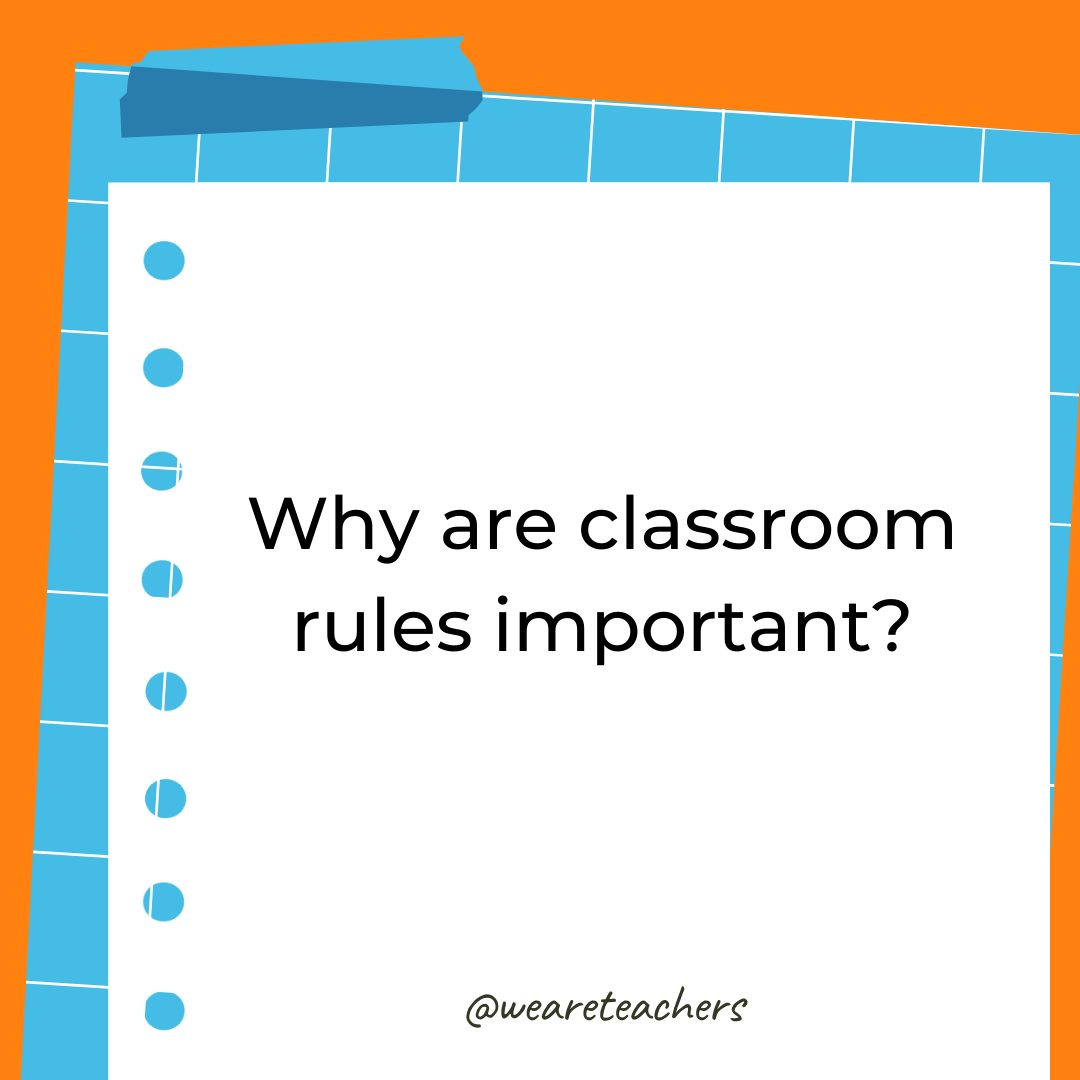 Why are classroom rules important? Why are classroom rules important?