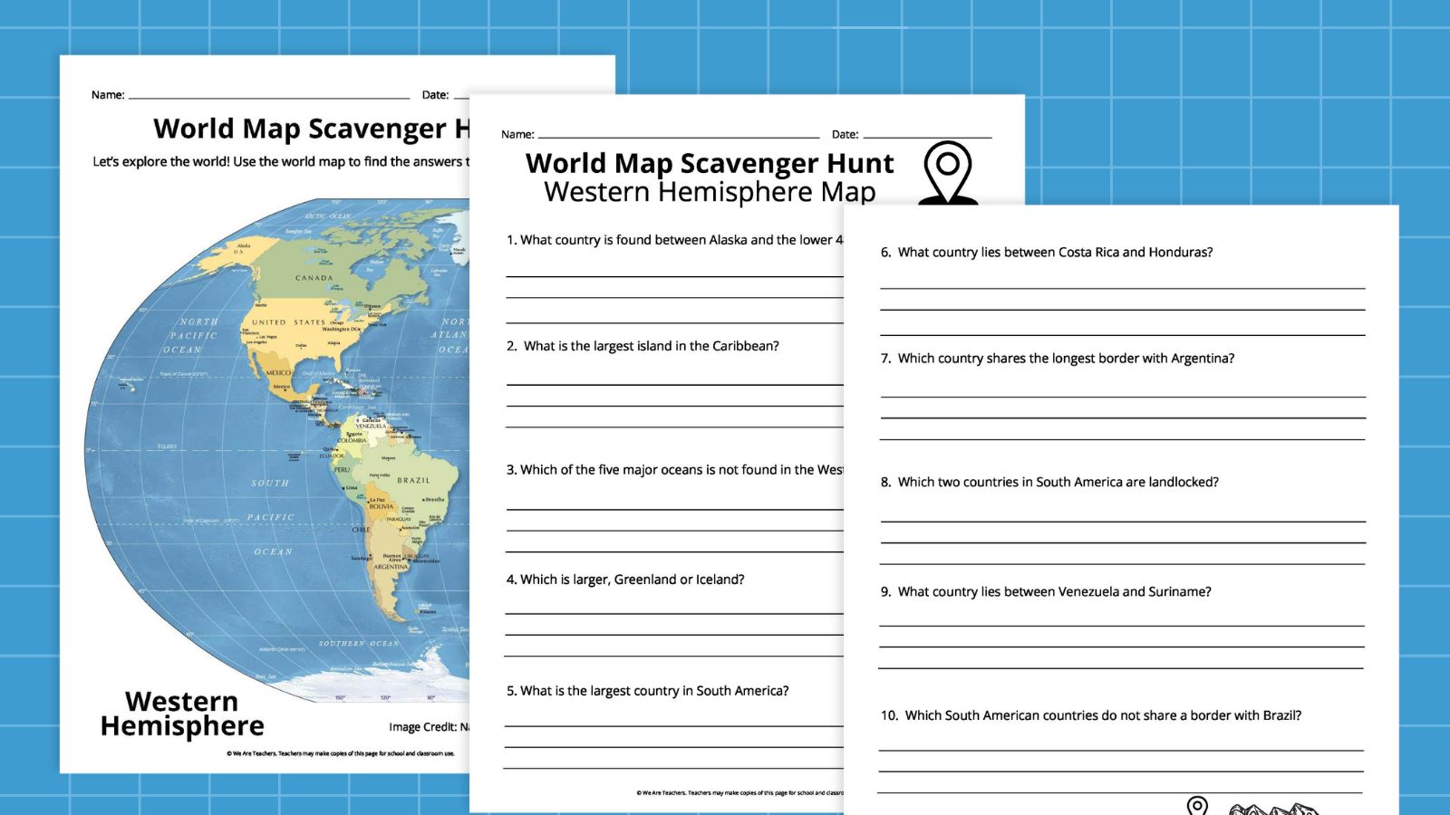 Robinson Projection Printable World Map (Blank) Robinson Projection Printable World Map (Blank)