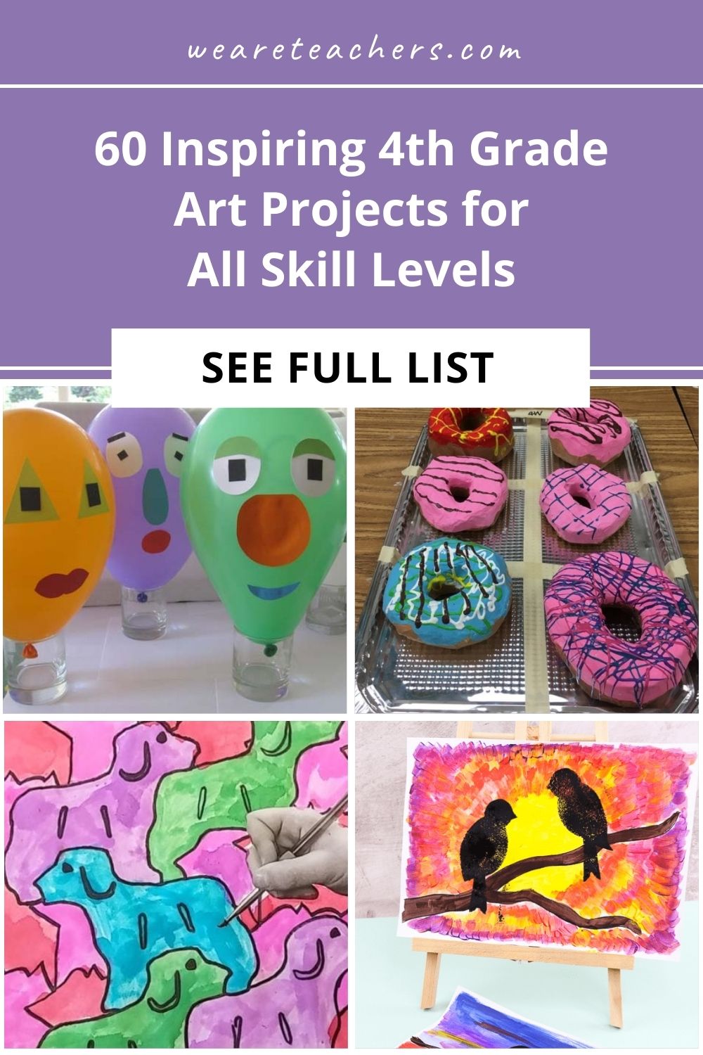 4th grade art Learn about well-known artists and explore creative concepts with these 4th grade art projects. Paint, draw, sculpt, and more!