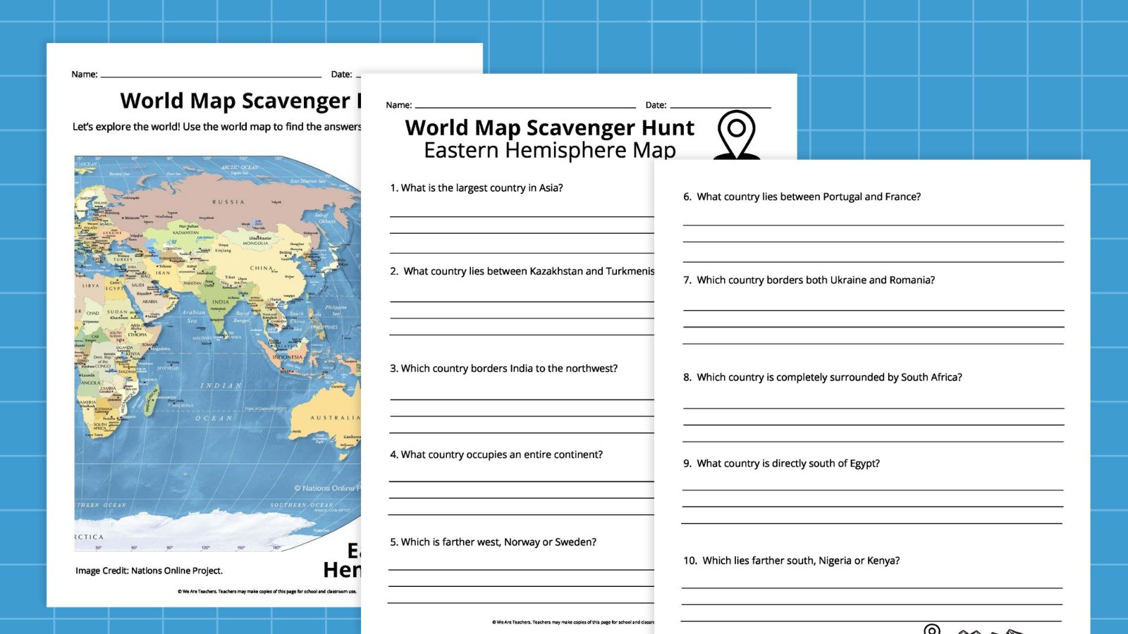 Robinson Projection (Political World Map) Robinson Projection (Political World Map)