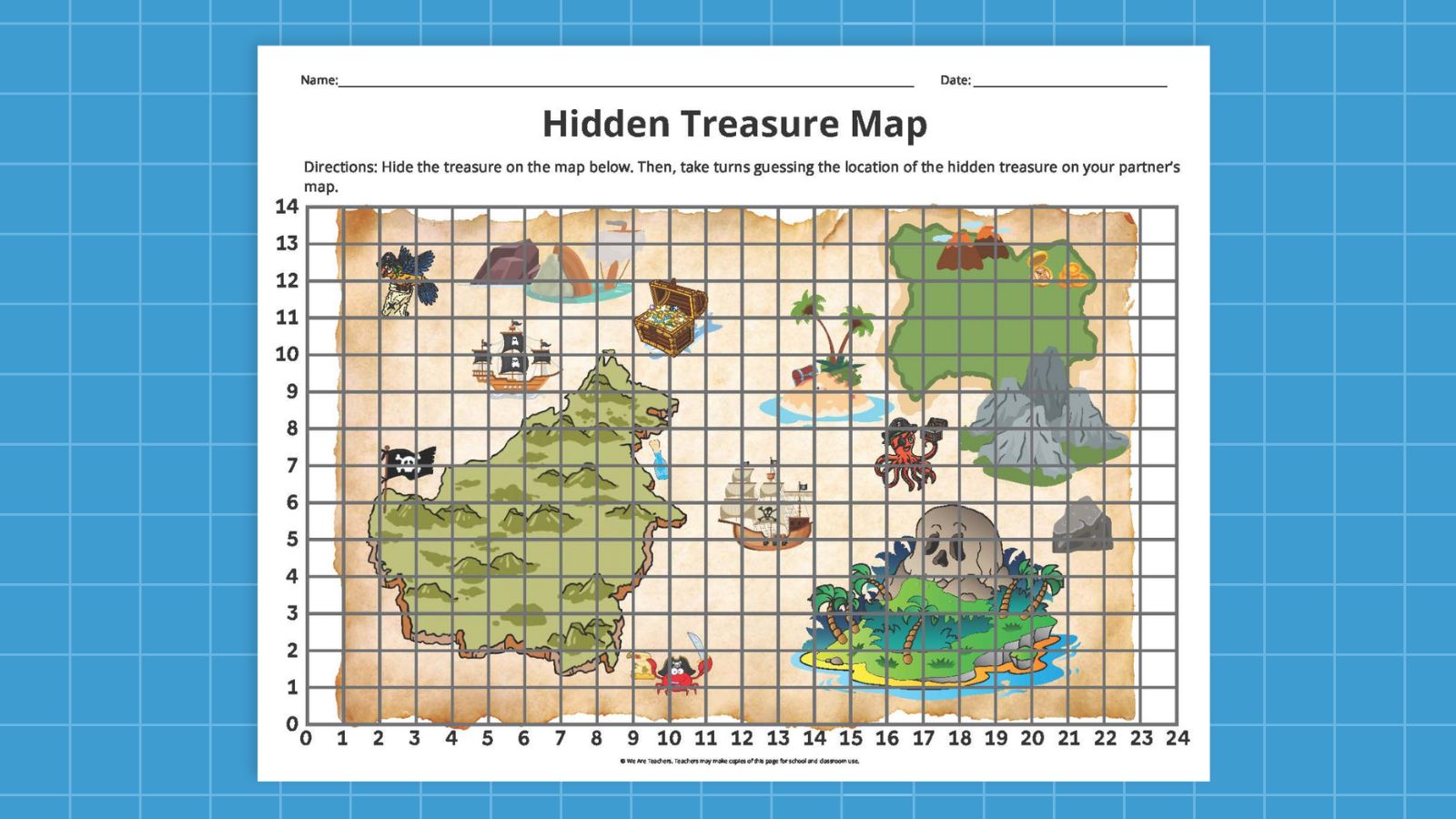 Hidden Treasure Map Hidden Treasure Map