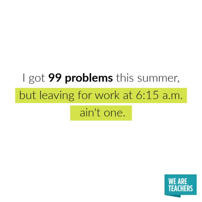 Teacher Summer Meme