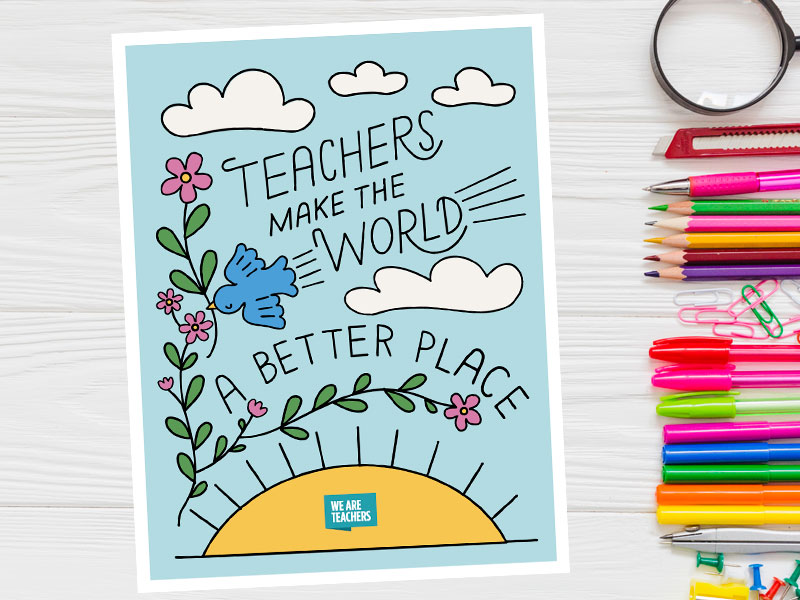 A-Better-Place Teachers make the world a better place.