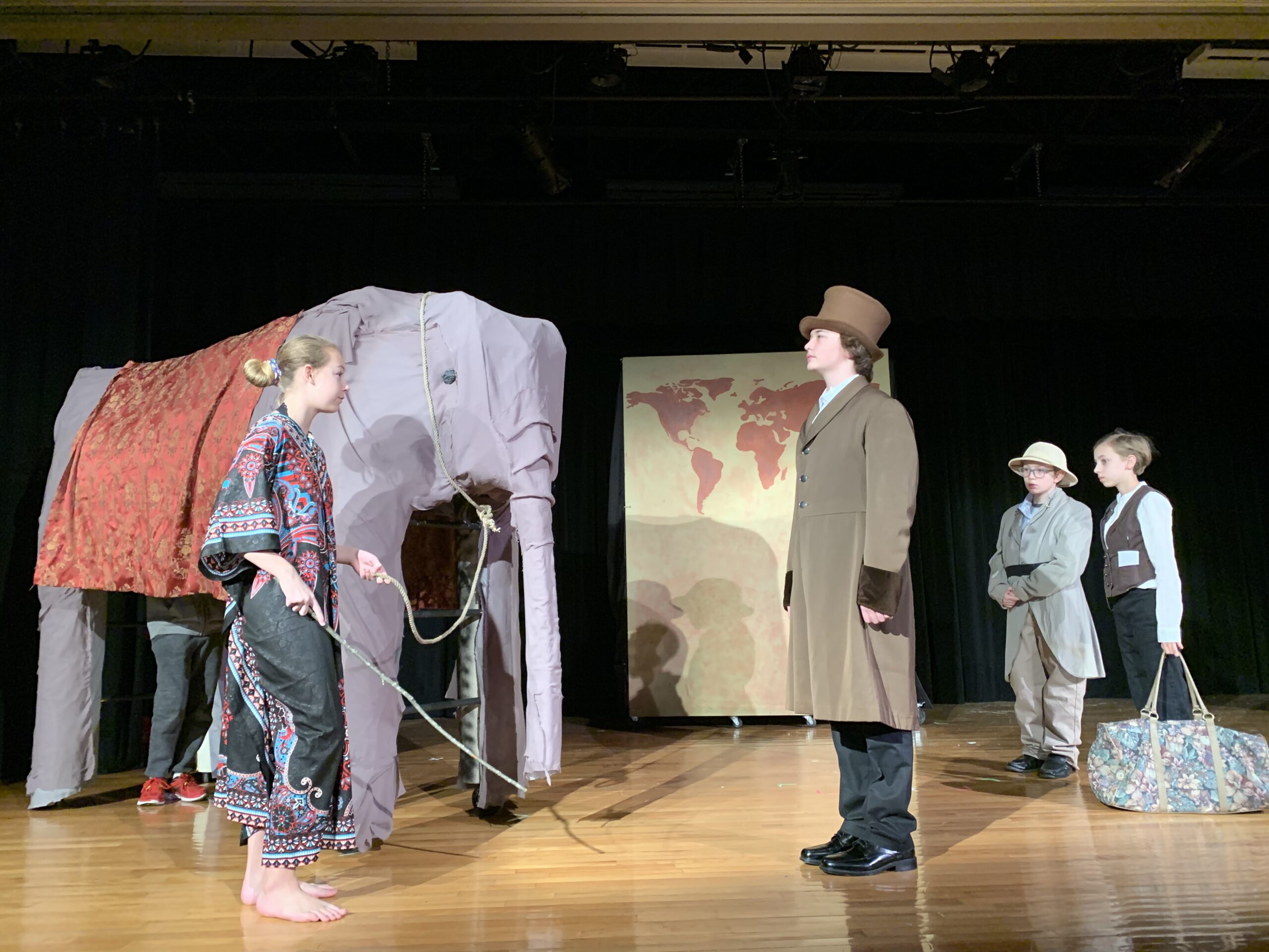 Around the World in 80 days on stage