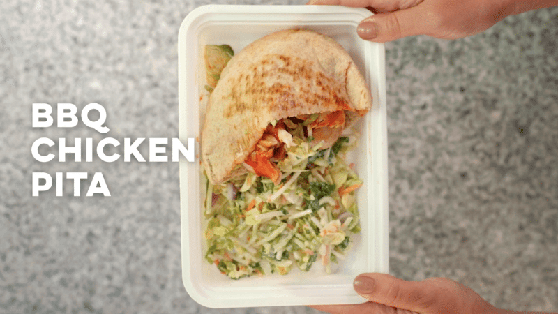 5 Easy Meals You Can Make with a Single Rotisserie Chicken - BBQ Chicken Pita