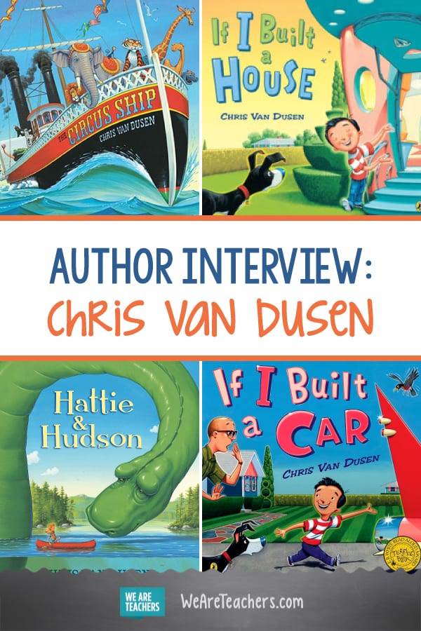We Talk With Author Chris Van Dusen About His New Book, If I Built a School