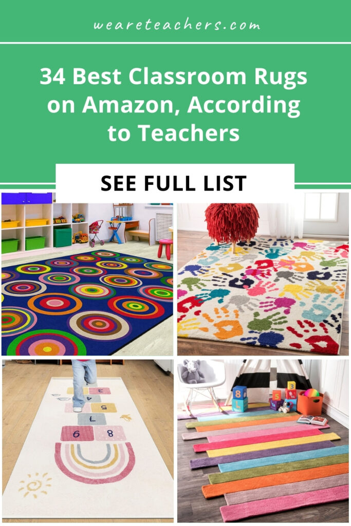 Classroom-Rugs-1 The *right* classroom rugs can bring a room from drab to fab with their bold patterns, bright colors, and cool, cozy vibes.