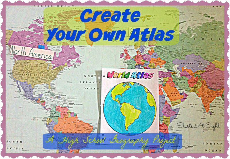 Create-Your-Own-Atlas create your own atlas project to teach the five themes of geography