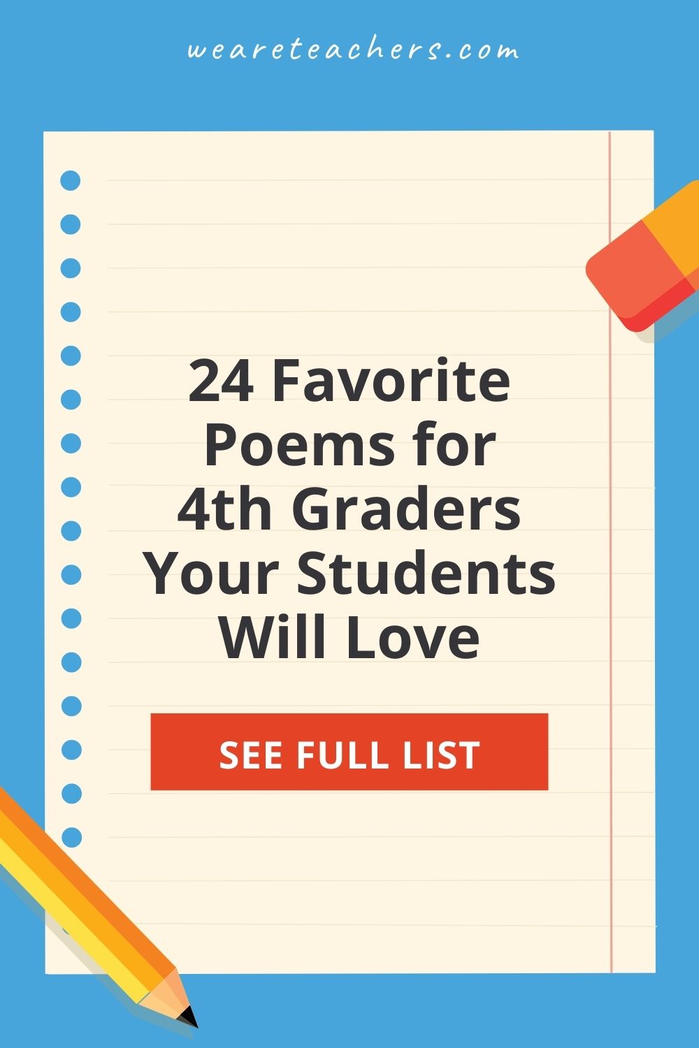 Fourth Grade Poems Creating poetry lessons but don't know where to begin? We've put together this list of the best poems for 4th graders for every classroom.