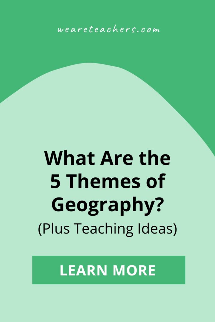 Geography-Themes Geography is built around five themes that relate to how people interact with and depend on Earth. Here's how to teach each.