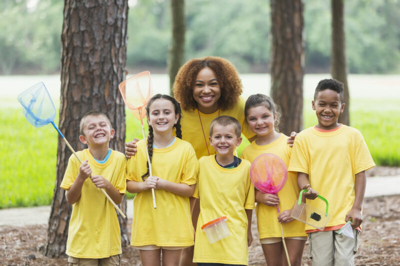 camp counselor camp counselor and kids