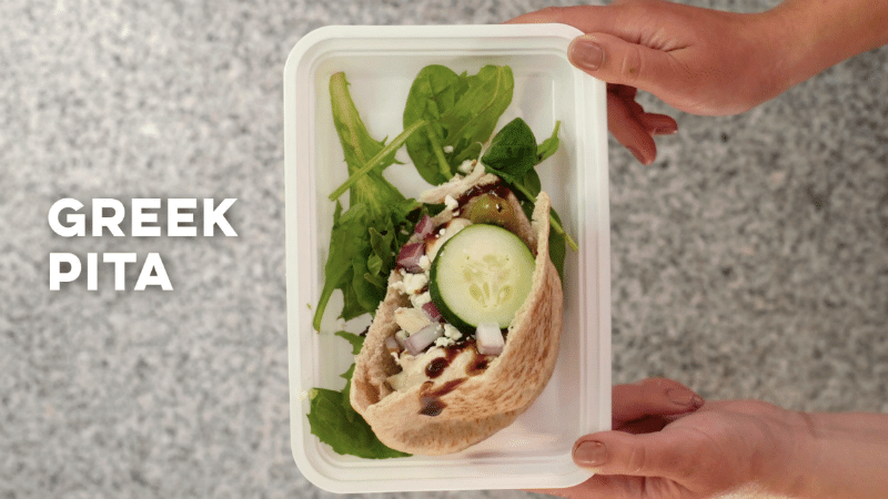 5 Easy Meals You Can Make with a Single Rotisserie Chicken - Greek Pita