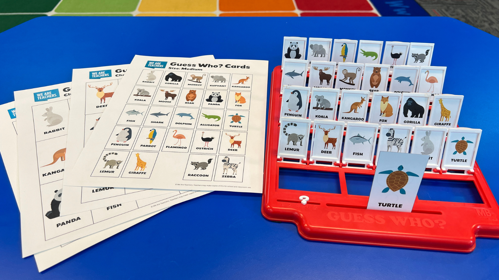 Get the Guess Who Template from MiddleEdu