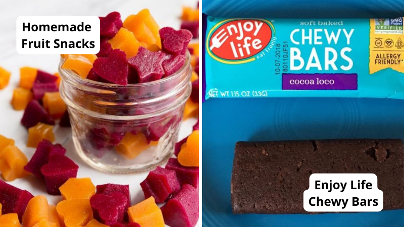 Healthy Snacks for Kids Collage of Healthy Snacks for Kids