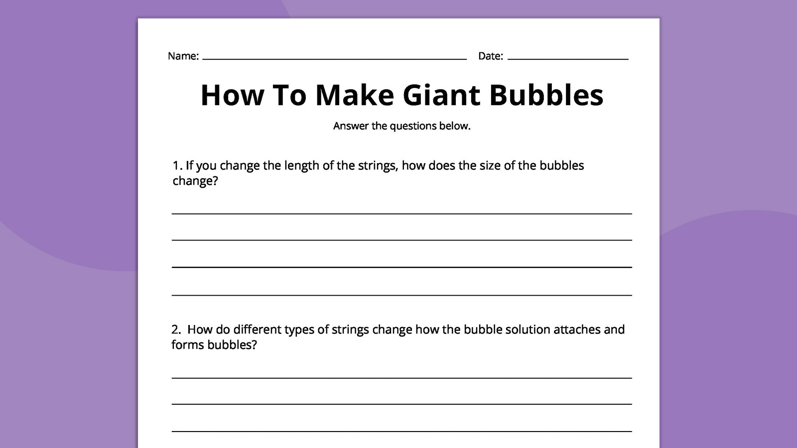 How to Make Giant Bubbles 4 How to Make Giant Bubbles 4