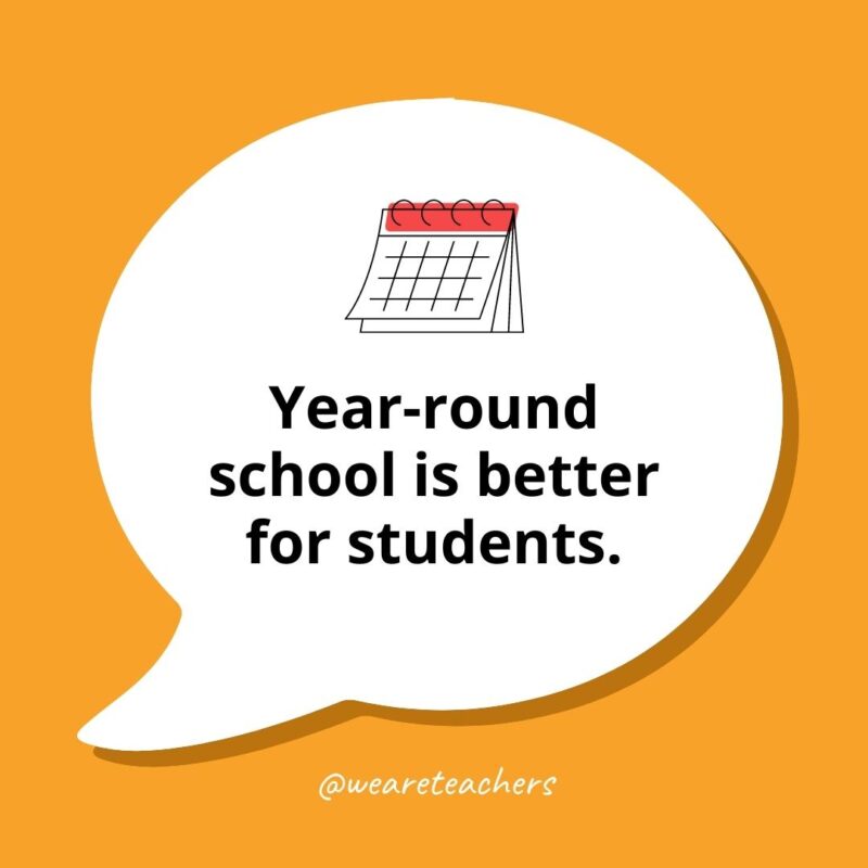 Middle Debate Topics 1 Year-round school is better for students.- middle school debate topics