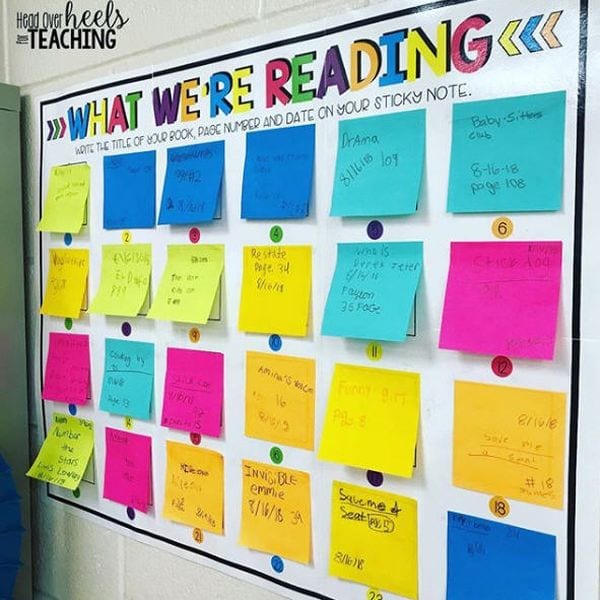 Sticky Notes Head over Heels for Teacching