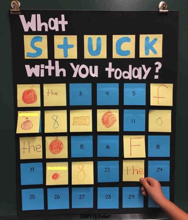 Sticky Notes Simply Kinder