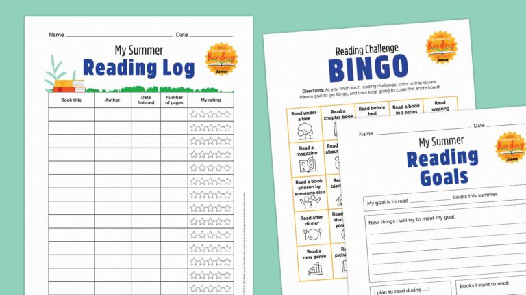 Summer reading log bundle