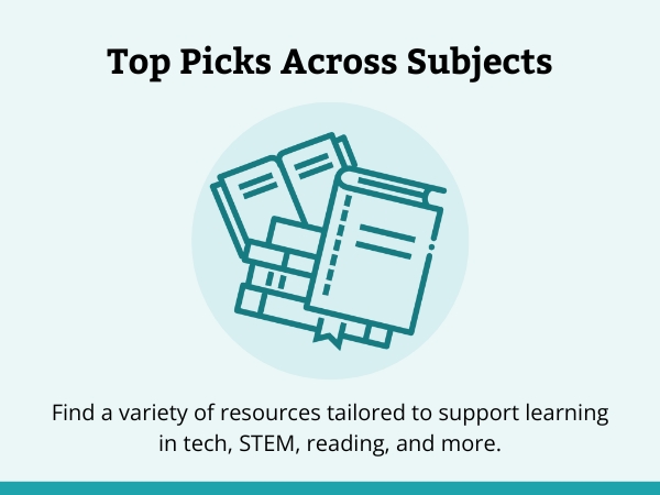 Teacher Picks has top picks across a variety of subjects.