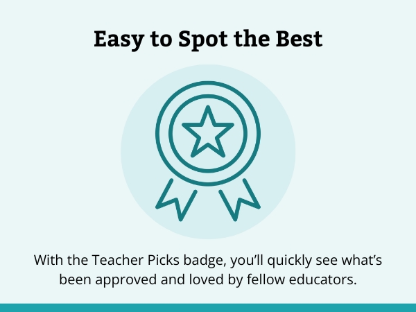 Teacher Picks is easy to spot the best.