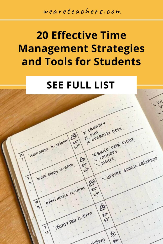 Time-Management-Strategies Find helpful time management strategies for kids and teens like the Pomodoro Technique, plus tools like time management apps and planners.