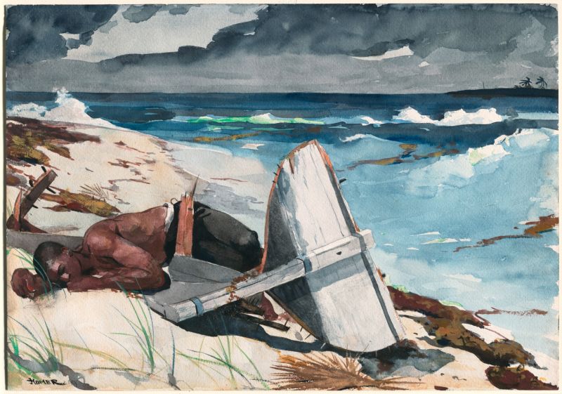 After the Hurricane, Bahamas by Winslow Homer After the Hurricane, Bahamas by Winslow Homer