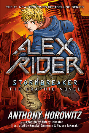 alex-rider-stormbreaker The cover of the graphic novel Alex Rider: Stormbreaker.
