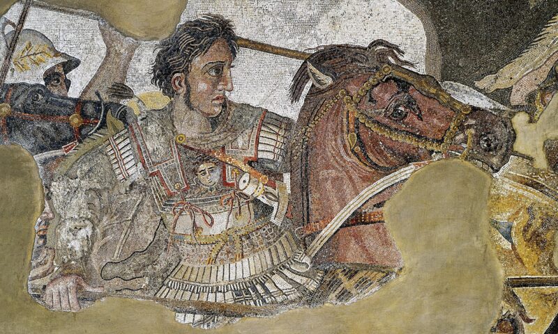 Mosaic of Alexander the Great mosaic of alexander the great