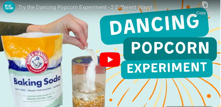 dancing-popcorn Screenshot of a video for a dancing popcorn experiment as an example of science activities for preschoolers