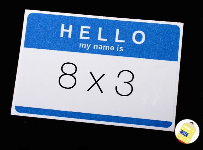 Dollar Store Hacks: Name Tags Hello My Name Is name tag reading 8 x 3
