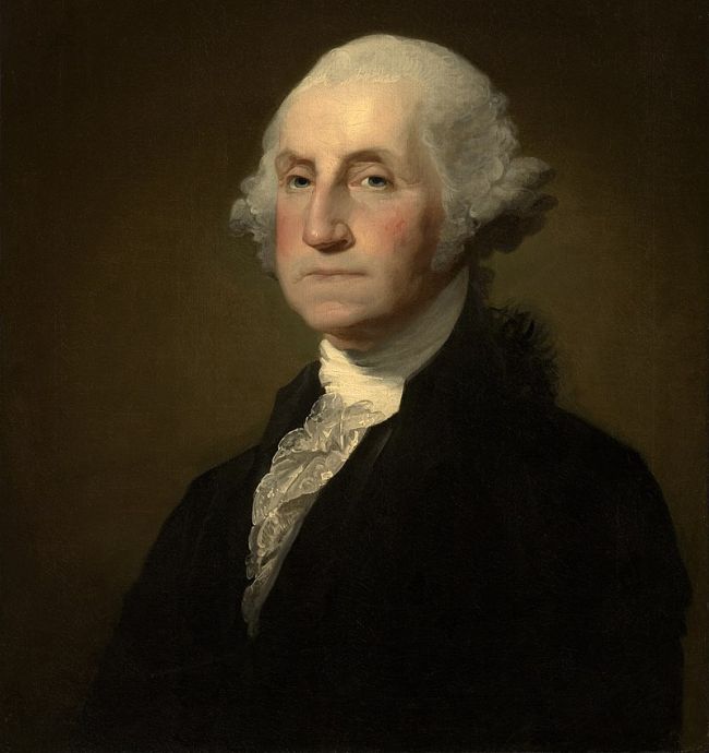 Famous World Leaders: George Washington Portrait of George Washington, as an example of famous world leaders