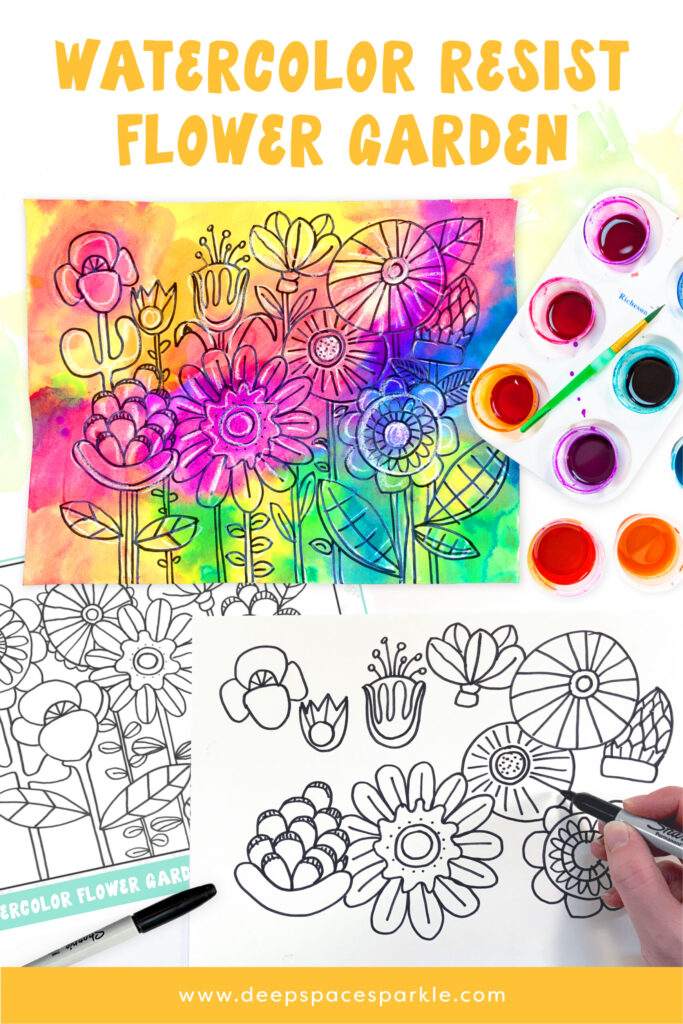 50 Inspiring Fourth Grade Art Projects for Creative Kids Paint a watercolor flower garden