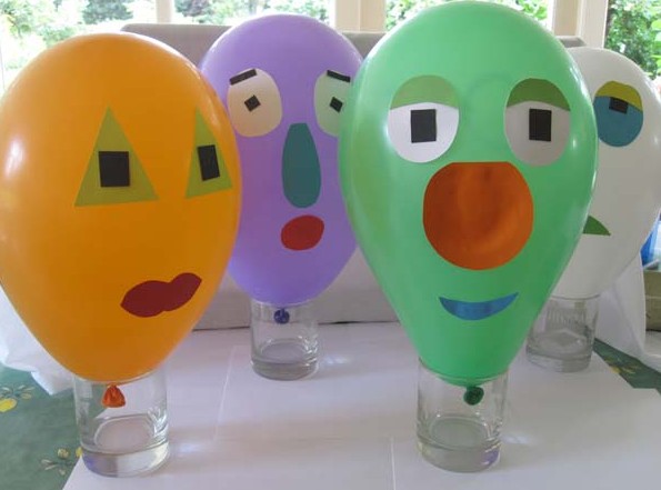 50 Inspiring Fourth Grade Art Projects for Creative Kids Create funny balloon faces
