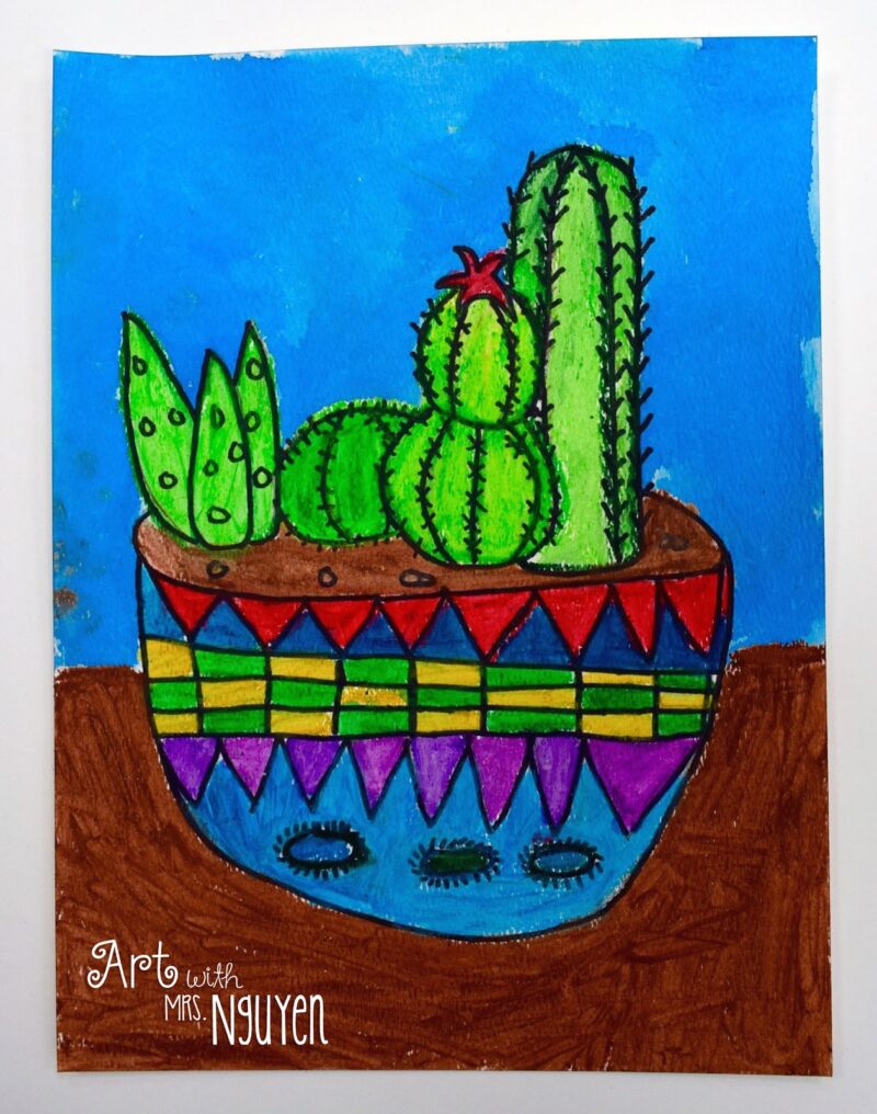 50 Inspiring Fourth Grade Art Projects for Creative Kids Sow succulent garden still lifes (Fourth Grade Art Projects)