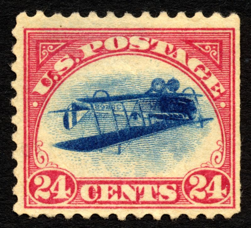 Picture Prompts: 24c Curtiss Jenny invert single 24c Curtiss Jenny invert single