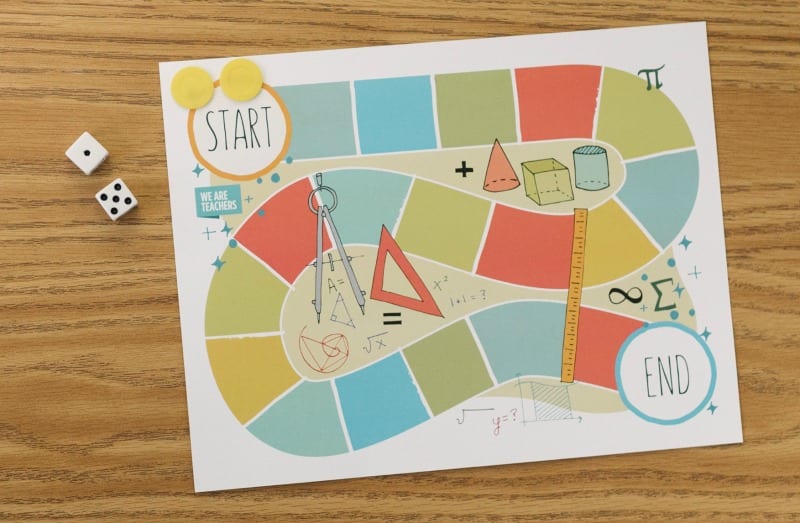 printable-board-game printable board game that teachers can use for a fun friday activity