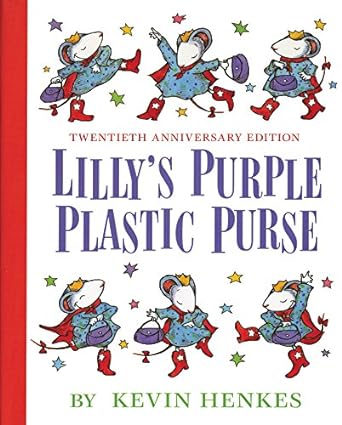 purple-purse lilly's purple plastic purse book cover