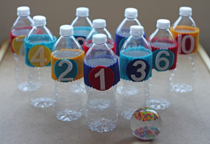 recycle-bowling Recycle bowling game