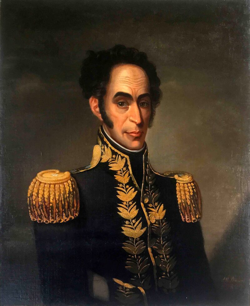 simon-bolivar portrait of great historical leader simon bolivar