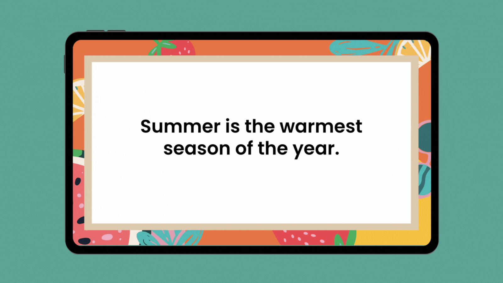 summer facts google slide Get My Free Facts About Summer Slides