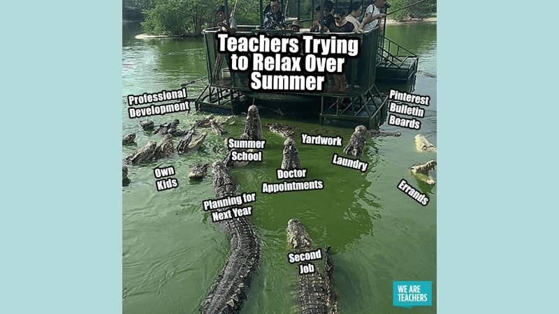Teacher summer memes