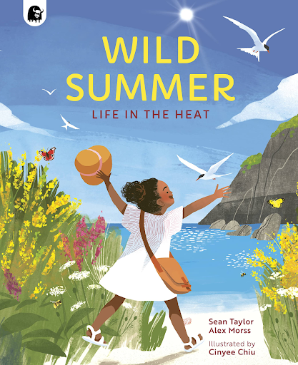 Wild-Summer-Book Summer read alouds example with the cover of Wild Summer. A girl is dancing by the beach in the summer sun.