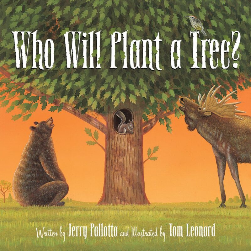 book-tree Who will plant a tree book cover, books about trees